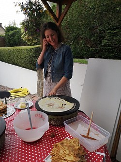 La crêpe de sa maman !