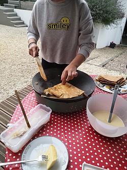 La crêpe de Julie !