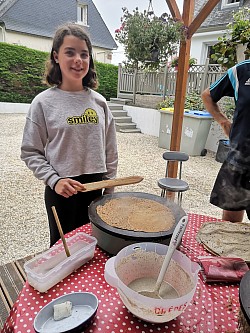 Tour de main réussi pour la galette !